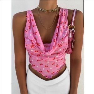 Tiger Mist Cherry Top🍒 Size XS.